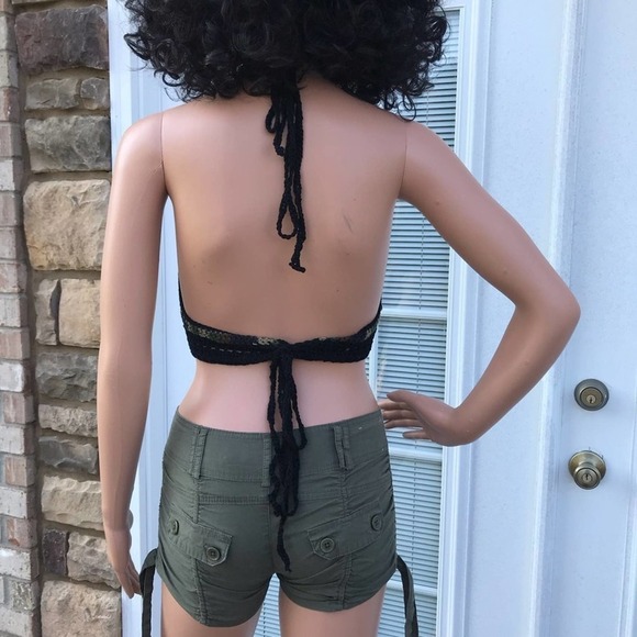 Crochet camouflage halter top - Picture 6 of 8